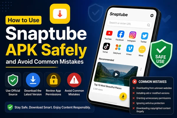 How to Use Snaptube APK Safely and Avoid Common Mistakes